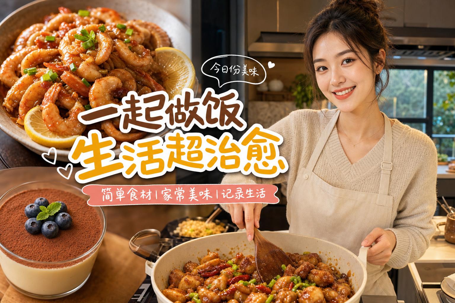 精神小妹-生活技巧教程一起做饭治愈生活传媒